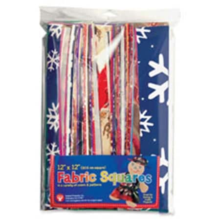 Hygloss Products Hygloss Products HYX55836 Craft Fabric Squares HYX55836